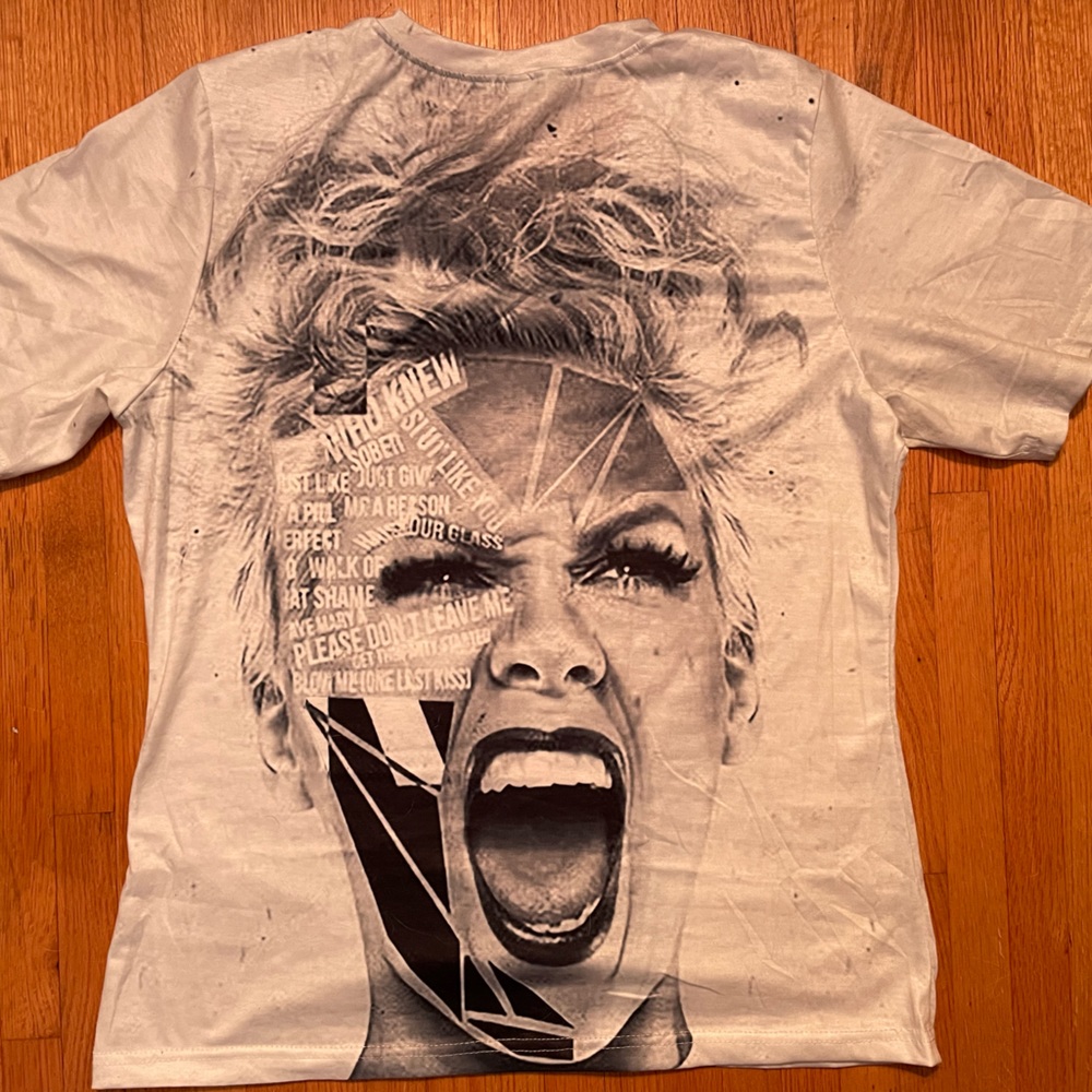 Pink concert shirts